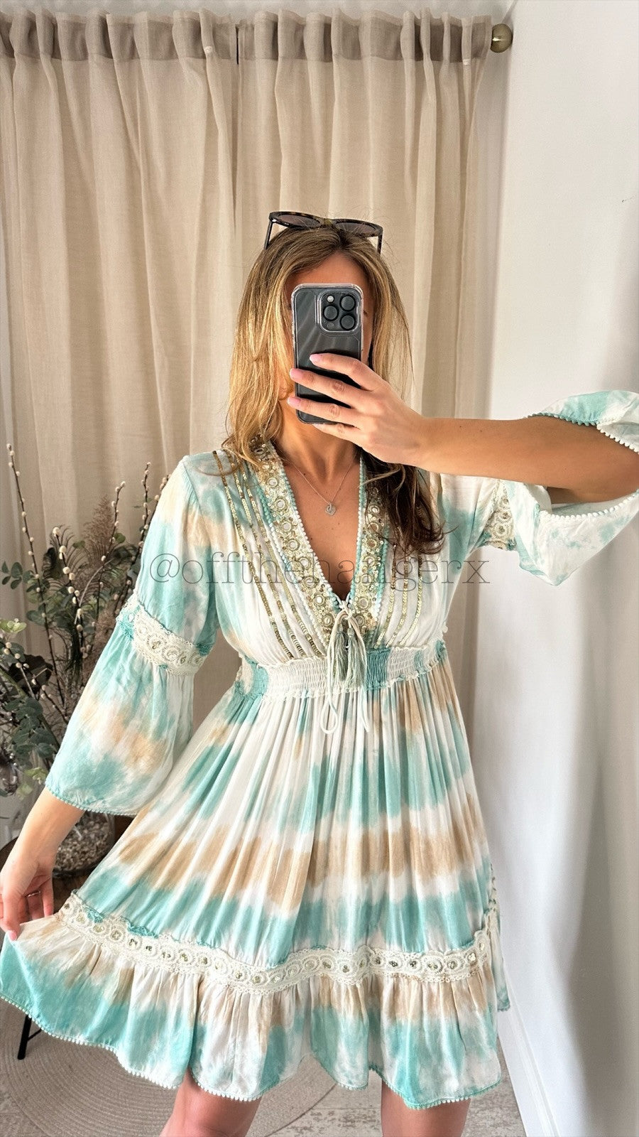 LAIA EMBELLISHED BOHO DRESS OFF THE HANGER LIMITED